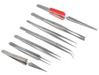 136-9881 RS PRO Stainless Steel, Tweezer Set
