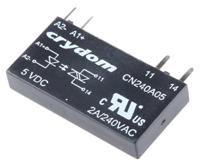 cn240a05 Sensata Crydom CN Series Solid State Relay, 2 A Load, PCB Mount, 280 V ac Load, 12 V dc Control
