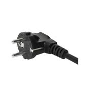 60040114 Schurter Right Angle IEC C13 Socket to Right Angle CEE 7/7 Plug Power Cord, 2m