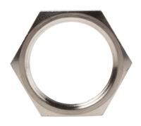 52103330 Lapp Silver Nickel Plated Brass Cable Gland Locknut, M25 Thread