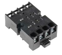 ers-8hs2c1005 Tempatron 8 Pin 250V ac DIN Rail, Panel Mount Relay Socket, for use with Octal Relay