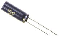 eeufc1e471l Panasonic 470μF Aluminium Electrolytic Capacitor 25V dc, Radial, Through Hole - EEUFC1E471L