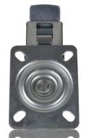 828-6271 RS PRO Braked Swivel Castor Wheel, 125kg Capacity, 100mm Wheel