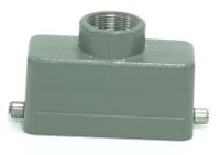 208-3937 RS PRO Heavy Duty Power Connector Housing, PG21 Thread, Top Entry