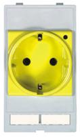 39500010002 HARTING German Mains Connector, 16A Grey, Panel Mount Screw, 250 V
