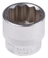 830-4085 RS PRO 3/8 in Drive 23mm Standard Socket, 12 point