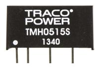 tmh-0515s TRACOPOWER TMH DC-DC Converter, 15V dc/ 130mA Output, 4.5 → 5.5 V dc Input, 2W, Through Hole, +85°C Max Temp