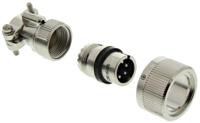 ca06com-e14s-6p-b ITT Cannon, CA-COM, Copper Alloy 6 Way Cable Mount MIL Spec Circular Connector Plug, Pin Contacts,Shell Size 14S,