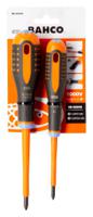 be-9890s Bahco Pozidriv; Slotted Insulated Screwdriver Set, 2-Piece
