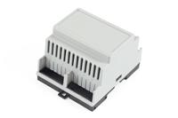 1597din4gy Hammond DIN Rail Enclosure Enclosure Type 1597 Series , 90 x 69 x 58mm, Polycarbonate DIN Rail Enclosure