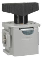p32vb13lbnn Parker Handle Pneumatic Relay Pneumatic Manual Control Valve P32 Series, BSPP 3/8, 3/8in, III B