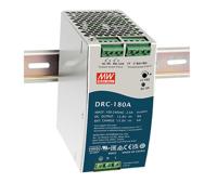 drc-180a MEAN WELL DRC-180 DIN Rail Power Supply, 90 → 264V ac ac, dc Input, 13.8V dc dc Output, 9A Output, 179.4W