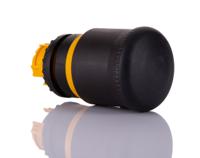 225528-m22s-pv Eaton RMQ Titan M22 Series Black Pull Release Push Button, 22mm Cutout, IP66, IP67, IP69K, ATEX
