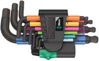 05133164001 Wera 9 piece L Shape Metric Hex Key Set, 1 x 1.5x50 mm, 1 x 2.0x56 mm, 1 x 2.5x63 mm, 1 x 3.0x71 mm, 1 x 4.0x80 mm, 1 x