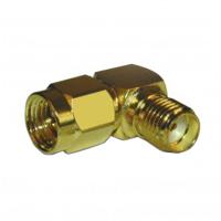 132172 Amphenol RF Female, Male Cable Mount SMA Connector, 50Ω, Solder Termination, Right Angle Body