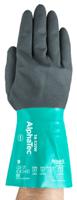 58530w100 Ansell AlphaTec Green Acrylic Nylon Work Gloves, Size 10, Nitrile Coating