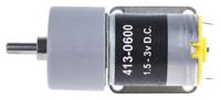 413-0600 RS PRO Brushed Geared DC Geared Motor, 1.71 W, 3 V dc, 10 Ncm, 72 rpm, 4mm Shaft Diameter