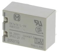 dk1a1b-l-3v Panasonic PCB Mount Latching Power Relay, 3V dc Coil, 8A Switching Current, SPDT