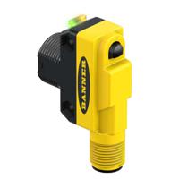 qs18unaq8 Banner Ultrasonic Block Proximity Sensor, M18, 500 mm Detection, NPN NO/NC, 12 → 30 V dc