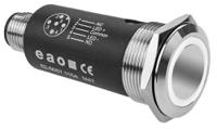 82-66572154 EAO 82 Series Illuminated Illuminated Push Button Switch, Latching, Panel Mount, 22mm Cutout, SPDT, White LED, 35V,