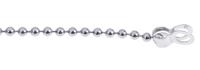 506-7323 RS PRO Chrome Plated Brass Chain, 300mm Length