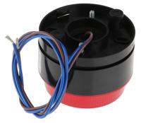 x80-04-02 Moflash X80 Series Red Flashing Beacon, 115 → 230 V, Surface Mount, Xenon Bulb, IP67