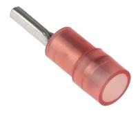 267-4091 RS PRO Insulated, Tin Crimp Pin Connector, 0.5mm² to 1.5mm², 22AWG to 16AWG, 1.9mm Pin Diameter, 9mm Pin Length, Red