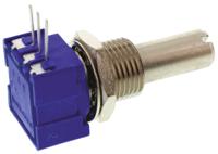 51aad-b28-a15l Bourns 51 10kΩ Rotary Potentiometer 1-Gang, Panel Mount (Through Hole), 51AAD-B28-A15L