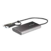 109b-usbc-hdmi StarTech.com USB A, USB C to HDMI Adapter, USB 3.2, 2 Supported Display(s) - 4K @ 60Hz