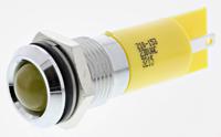 210-153 RS PRO Yellow Panel Mount Indicator, 230V ac, 14mm Mounting Hole Size, IP67