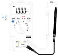 296-639 RS PRO Digital, LCD Digital Multimeter, 10A ac Max, 10A dc Max, 1000V ac Max - UKAS Calibrated