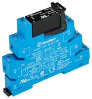 383170249024 Finder 38 Series Interface Relay Module, DIN Rail Mount, 24V dc Coil, SPST, 1-Pole, 5/40A Load