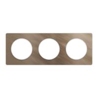 s520806l Schneider Electric Bronze, 3 Gang, Odace