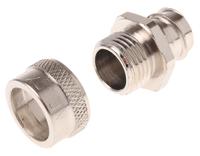 7tca296020r0093-sp16m16a Adaptaflex Straight, Conduit Fitting, 16mm Nominal Size, M16, Brass, Silver IP54 rating
