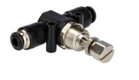 176-1892 RS PRO Tube Flow Regulator, Push In 4mm Tube Inlet Port x Push In 4mm Tube Outlet Port