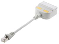 400-9001 RS PRO 2-Port RJ45 T-Adapter, Cat5, Shielded