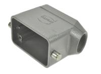 19300101541 HARTING Han B Side Entry Hood, M25 Thread, Side Entry