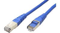 21151374 Roline21.15, 7m Cat6, Blue RJ45 to Male RJ45 Male, S/FTP Shielded, Terminated PVC Sheath