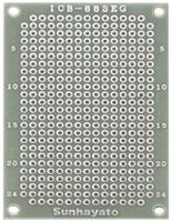 icb-88seg Sunhayato Double Sided Matrix Board 0.9mm Holes, 2.54 x 2.54mm Pitch, 72 x 47 x 1.2mm