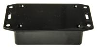 1591mflbk Hammond 1591 Series Black Flame Retardant ABS Enclosure, IP54, Flanged, Black Lid, 85 x 56 x 21mm