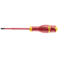 atp2x125tve Facom Phillips Insulated Screwdriver, PH2 Tip, 125 mm Blade, VDE/1000V, 245 mm Overall