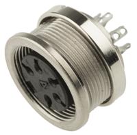 c091-31n005-1002 Amphenol C 091 D Series, 5 Pole Din Socket Socket, 5A, 300 V ac/dc IP67