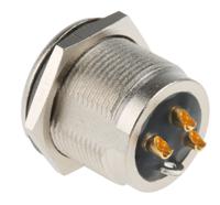 nc3mpr-hd Neutrik Panel Mount XLR Connector, Male, 50 V ac, 3 Way, Gold over Nickel Plating
