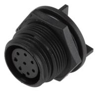 px041308s Bulgin Circular Connector, 8 Contacts, Rear, Miniature Connector, Socket, Female, IP68, Buccaneer 400 Series