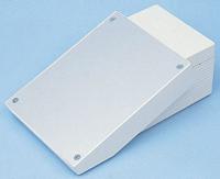 b4030117b4030417b4130106 OKW DATEC Series Grey, White ABS Desktop Enclosure, Sloped Front, 302 x 272 x 101mm