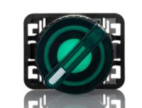 265-7656 RS PRO Knob Selector Switch - (1NC/1NO) 30mm Cutout Diameter, Illuminated 2 Positions