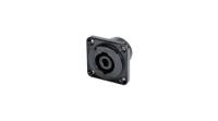 nlt4mpxx-bag Neutrik NLT4MPXX-BAG Panel Mount Loudspeaker Connector Plug, 4 Way, 30A, Tab Termination