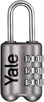 yp2231281g Yale1 Combination Combination Padlock, 3mm Shackle, 23mm Body