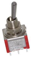 a203syzq04 TE Connectivity Toggle Switch, Panel Mount, On-Off-On, DPDT, Solder Terminal