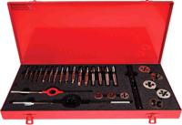 l120-4m Dormer 19-Piece HSS Thread Tap & Die Set, M5 - M12 Taps, M5 - M12 Dies